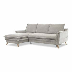 Szarobeżowy rozkładany/ze schowkiem narożnik (lewostronny/z szezlongiem) Charming Charlie – Miuform obraz