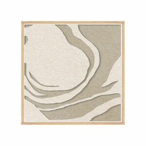 Obraz akustyczny 3D z ramą w zestawie 62x62 cm Silent Whisper 1 – Malerifabrikken obraz