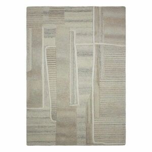 Szarobeżowy wełniany dywan tkany ręcznie 200x300 cm Lira – Flair Rugs obraz