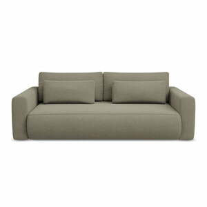 Jasnobrązowa rozkładana/ze schowkiem sofa 238 cm Kapua – Makamii obraz