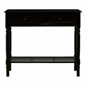 Czarna konsola 33x91 cm Heritage – Premier Housewares obraz