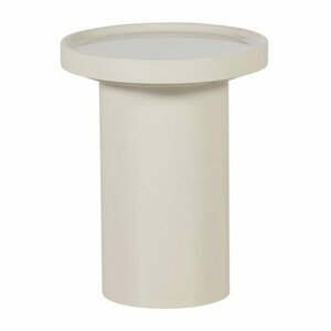 Okrągły stolik z połyskiem ø 40 cm Veluna – WOOOD obraz