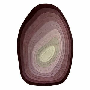 Fioletowy wełniany dywan tkany ręcznie 200x290 cm Puddle Ombre – Flair Rugs obraz