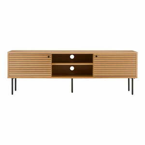 Szafka pod TV w dekorze dębu w naturalnym kolorze 40x50x150 cm Kyoto – House Nordic obraz