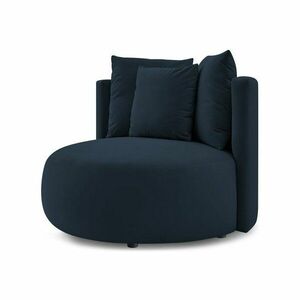 Ciemnoniebieski aksamitny fotel Cesar – Bobochic Paris obraz