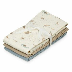 Jasnożółte pieluszki z bawełny organicznej 3 szt. 70x70 cm Sea Garden – Cam Cam Copenhagen obraz