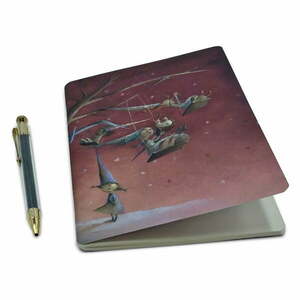 Zeszyt w formacie A5 96 str. z długopisem Swing – Kartos obraz