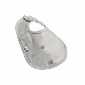 Szary muślinowy śliniak Kindsgut Dots obraz