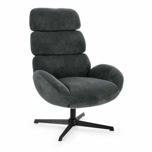 Czarny obrotowy fotel Violante – Bizzotto obraz