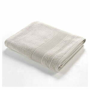 Beżowy bawełniany ręcznik kąpielowy frotte 90x150 cm Tendresse – douceur d'intérieur obraz