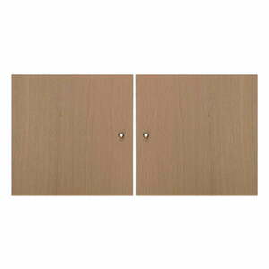 Drzwiczki w dekorze dębu do modułowych systemów półek 2 szt. 32x33 cm Mistral Kubus – Hammel Furniture obraz
