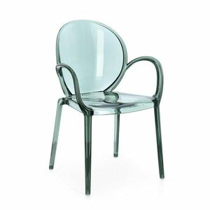 Miętowe plastikowe krzesło ogrodowe Camilla – Bizzotto obraz