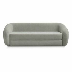 Jasnoszara rozkładana sofa z tkaniny szenilowej 228 cm Neyo – Bobochic Paris obraz