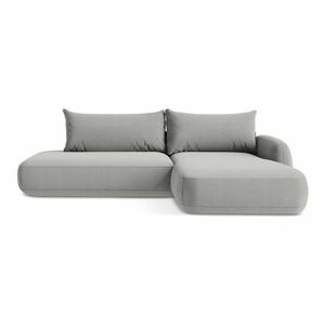 Jasnoszary rozkładany narożnik (prawostronny/z szezlongiem) Hale – Makamii obraz