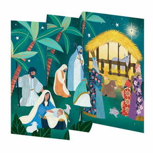 Kartki zestaw 5 szt. ze świątecznym motywem Away in the Manger – Roger la Borde obraz
