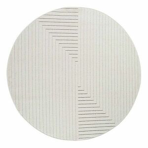Kremowy okrągły dywan odpowiedni na zewnątrz ø 80 cm Nova 1202 – Ayyildiz Carpets obraz