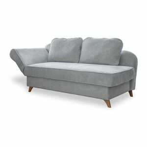 Jasnoszary sztruksowy szezlong (lewostronny) Chic Charlotte – Miuform obraz