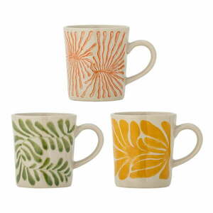 Kamionkowe filiżanki do cappuccino zestaw 3 szt. 205 ml Fauni – Bloomingville obraz