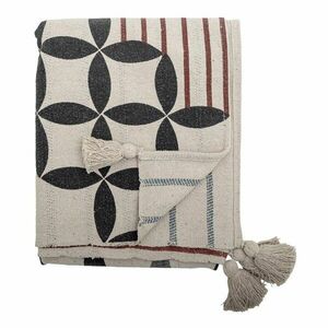 Koc z mieszanki bawełny 130x155 cm Forma – Bloomingville obraz